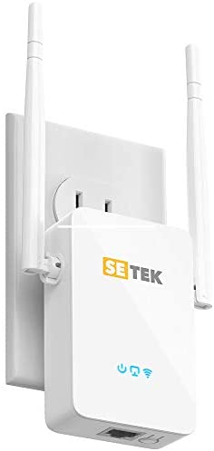 Superboost WiFi Extender Signal Booster Long Range up to 2500 FT, 300 MBPS Wireless Internet Amplifier - Covers 15 Devices with 2 External Advanced Antennas, 5 Working Modes, LAN/Ethernet (White): Computers & Accessories