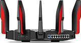 TP-Link AC5400 Tri Band Gaming Router â MU-MIMO, 1.8GHz Quad-Core 64-bit CPU, Game First Priority, Link Aggregation, 16GB Storage, Airtime Fairness, Secured Wifi, Works with Alexa (Archer C5400X): Computers & Accessories