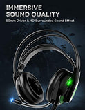 Gaming Headset,UNIOJO Stereo PS4 Headset,Xbox One Headset,Professional Wired Gaming Bass Over-Ear Headphones with Mic,Vibration Effect, LED Light, Noise Cancelling for PS4,Xbox One,PC,Laptop: Electronics